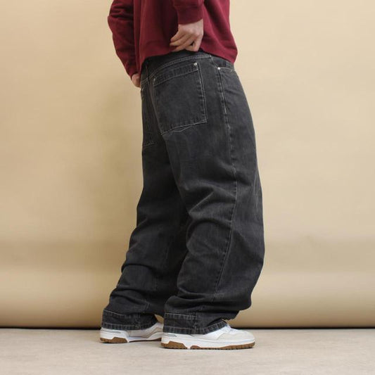 Baggy black skate jeans W38