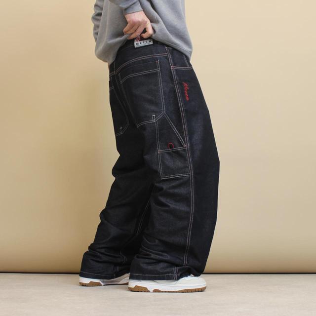 Navy / black MECCA baggy skate jeans W38