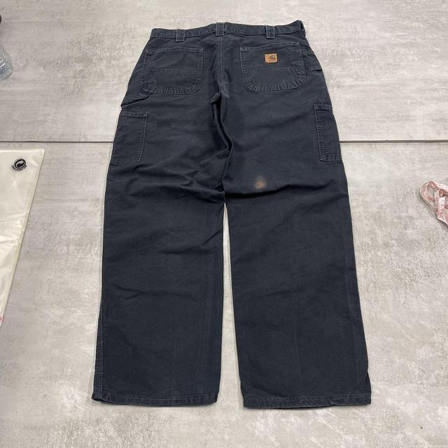 Black / navy Carhartt carpenter pants W34L30