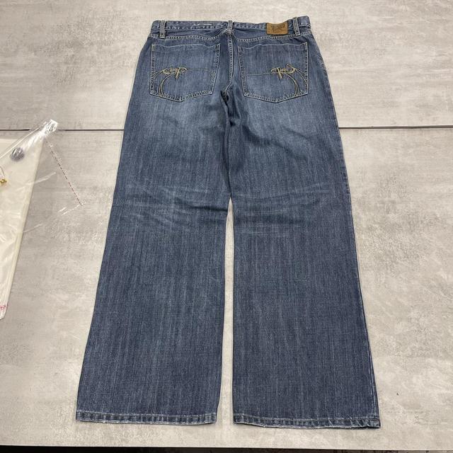 Blue wide baggy skate jeans W36L32