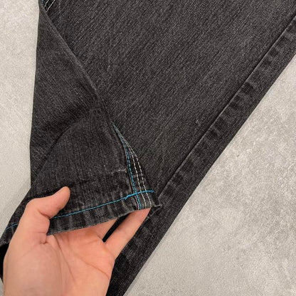 Faded black MECCA baggy skate jeans W38