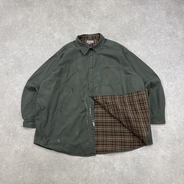 Green Carhartt shirt jacket 4XL