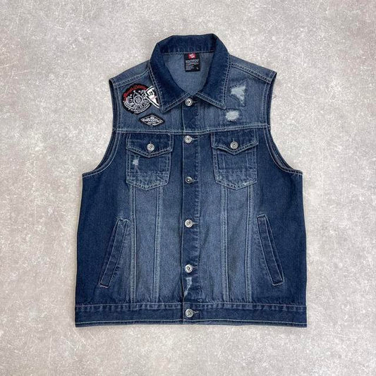 Southpole denim vest Large