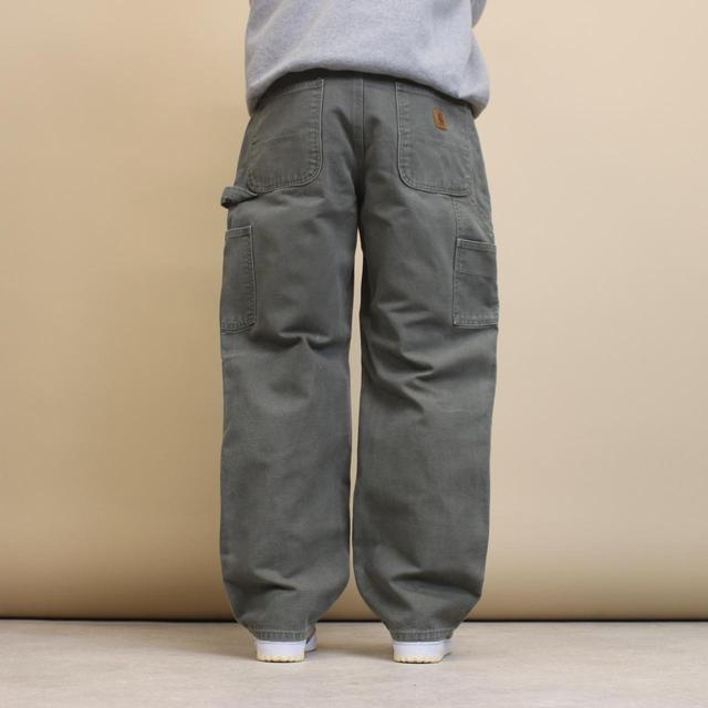 Green Carhartt carpenter jeans W34