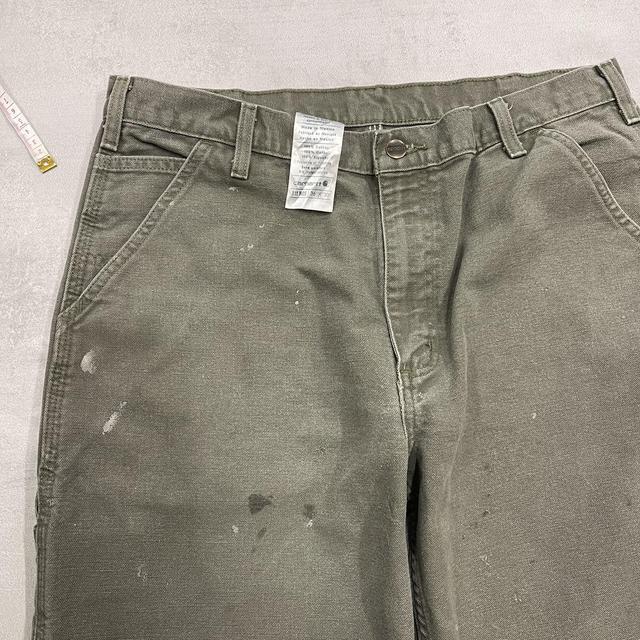 Green Carhartt carpenter jeans W34