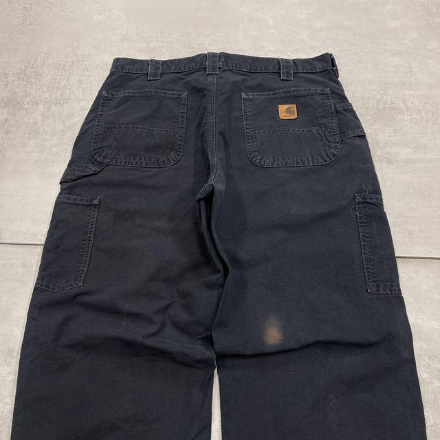 Black / navy Carhartt carpenter pants W34L30