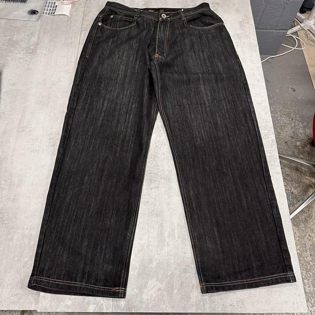 Black baggy Regal jeans W36