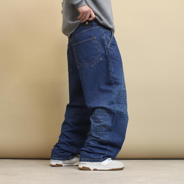 Blue Makavelli baggy jeans W38