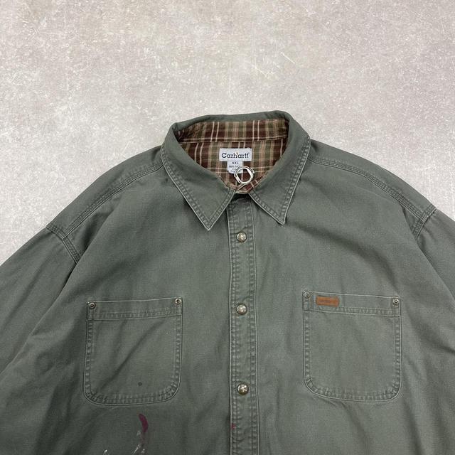 Green Carhartt shirt jacket 4XL