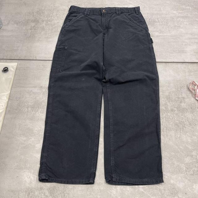 Black / navy Carhartt carpenter pants W34L30