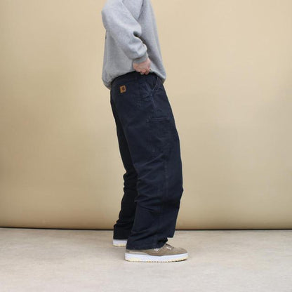 Black / navy Carhartt carpenter pants W34L30